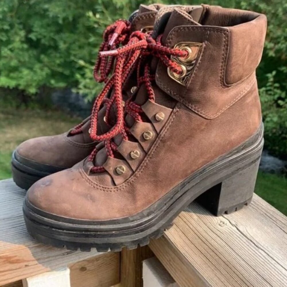 ALDO LEATHER MOTO BOOTS US SIZE 7